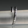sterling silver wrap ring with star pattern