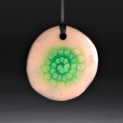 copper enamel ornament