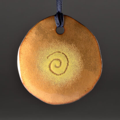copper enamel ornament